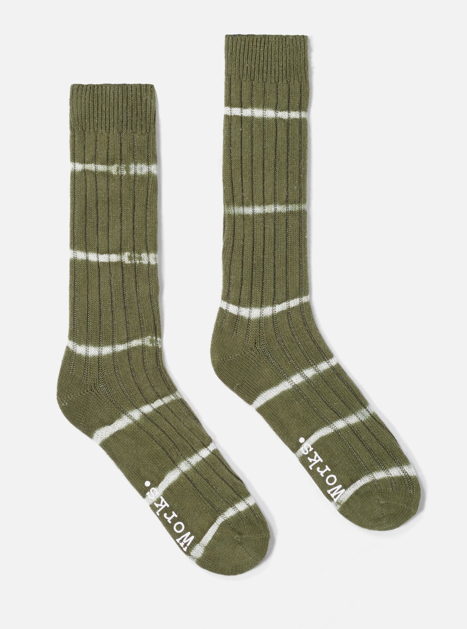 Tie Dye Knit Slub Sock