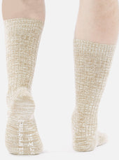 Dark Slub Knit Slub Sock