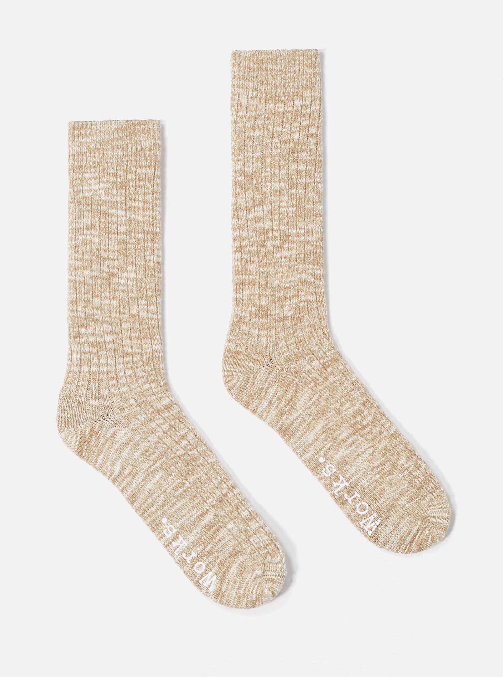 Dark Slub Knit Slub Sock