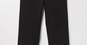 Black Loose Twill Chino | Straight Cut | Organic Cotton | Asket