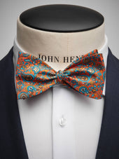 Orange Bow Tie Floral
