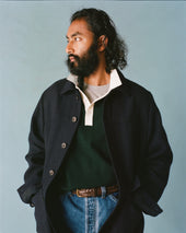 Merino Wool Knitted Rugby Shirt