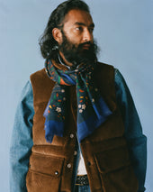 Birds Of Paradise Print Wool Scarf