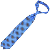 Shibumi Flower Printed Silk Tie Willow Hand Rolled