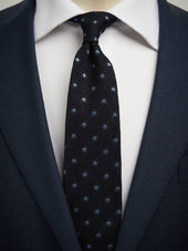 Blue Grenadine Tie Dot