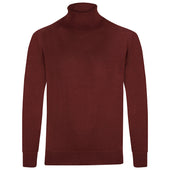 Merino Wool Turtleneck - Terracotta