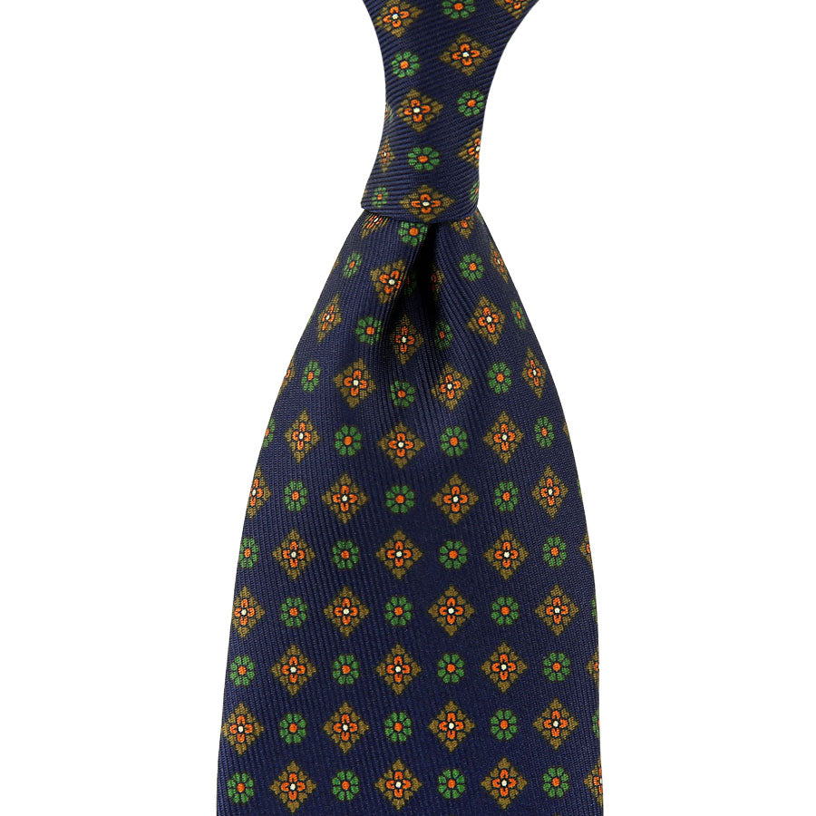 50oz Floral Printed Silk Tie