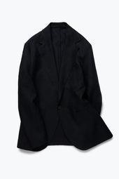 Single Breasted Shirt Jacket Washed Linen
