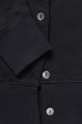 Side Button Crewneck Sweatshirt