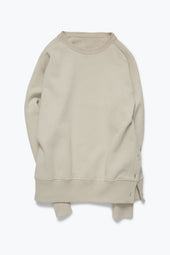 Side Button Crewneck Sweatshirt
