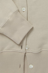 Side Button Crewneck Sweatshirt