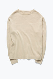 Long Sleeve Knit T Shirt Cotton Moulin