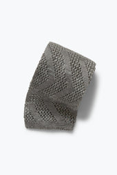 Knit Tie Crochet Wave Silk Linen