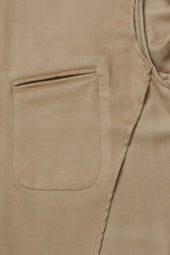 Single Breasted Shirt Jacket Brushed Winter Silk