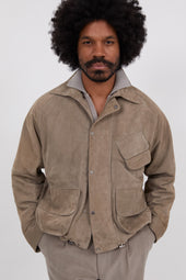 Field Blouson Lamb Suede