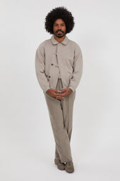 Sweat Blouson (Taupe Cotton Terry)