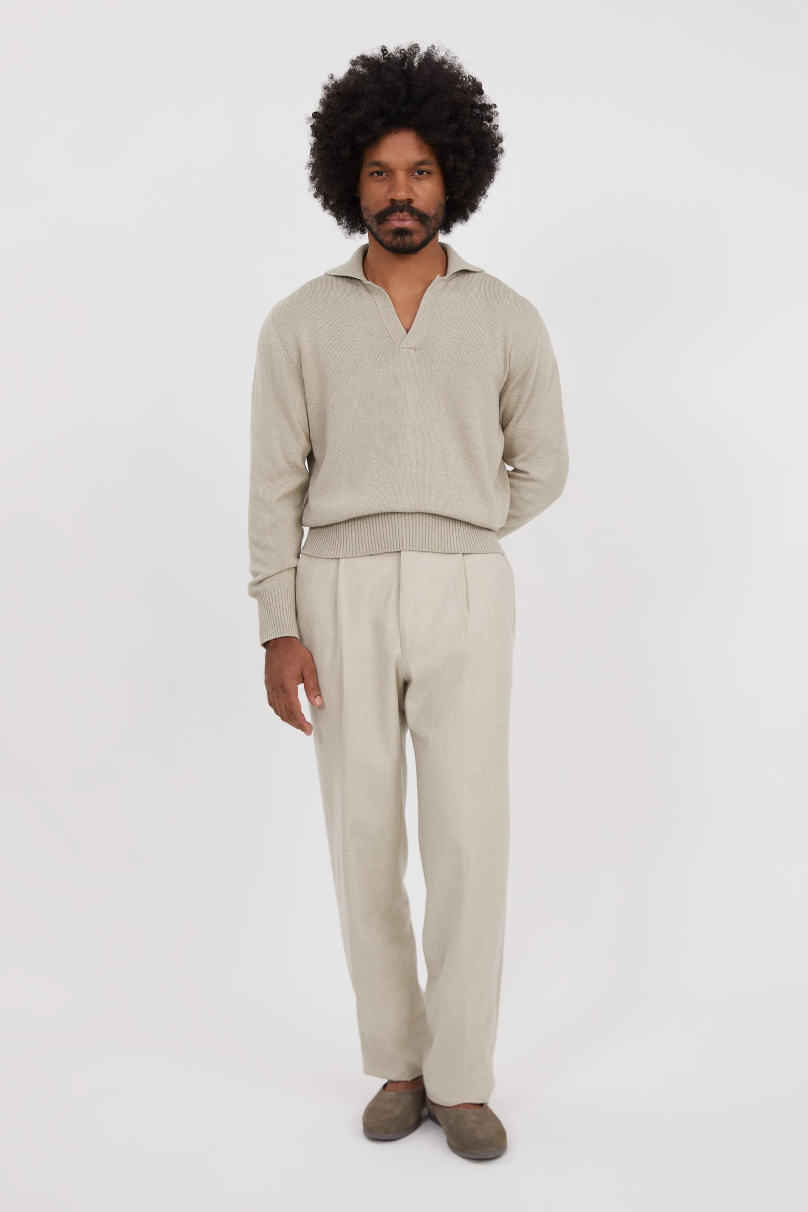 Long Sleeve Polo