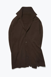 Knit Shirt (Chocolate Cashmere)