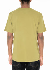 Woven Pocket T-Shirt in Khaki