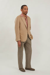 Single Breasted Shirt Jacket Brushed Winter Silk