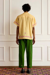 Chicken Scratch Embroidered Shirt