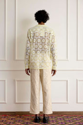 Lace Long Sleeve Shirt