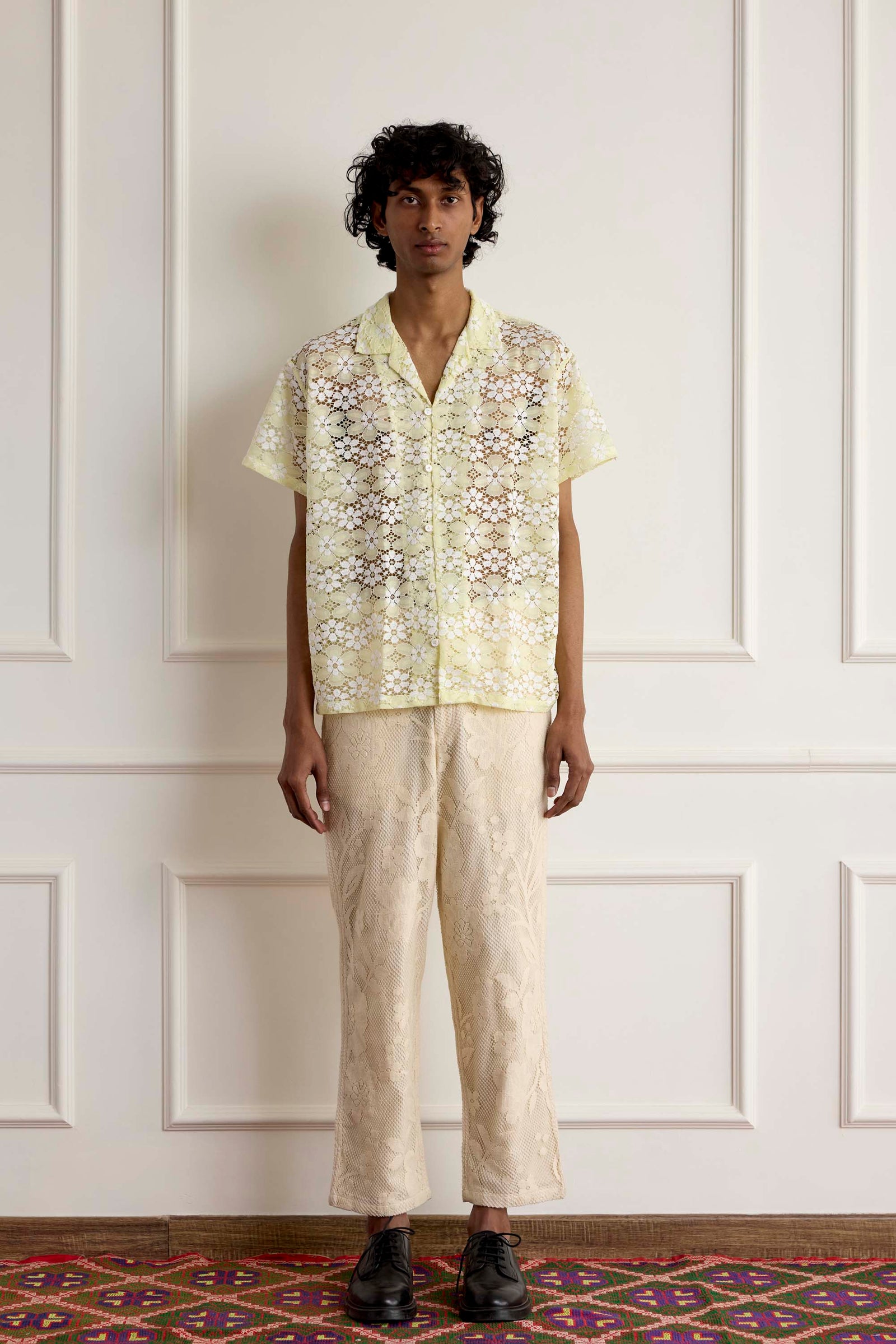 Lace Short Sleeve Shirt