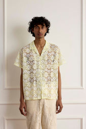 Lace Short Sleeve Shirt