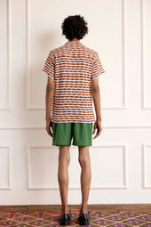 Crochet Stripe Shirt