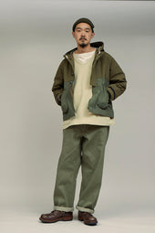 Man French Work Short Vest