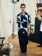 Kaleidoscope Patched Work Shirt