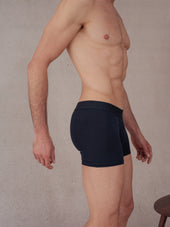 Boxer Bleu Marine Coton Biologique