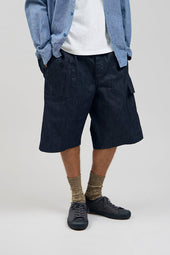 Man 10 Battle Dress Short 10oz Denim