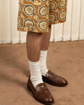 Mocassin Tresse Croco