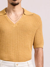 JOAQUIM COTTON-BLEND POLO