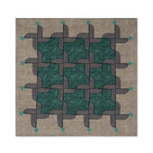 Jade Deco Propeller Pocket Square