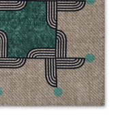 Deco Propeller Pocket Square