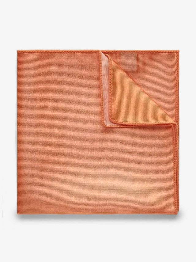 Orange Pocket Square Plain
