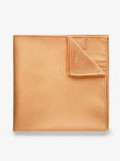 Apricot Pocket Square Plain