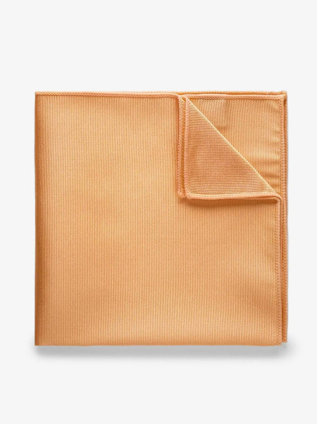 Apricot Pocket Square Plain