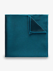 Petrol Pocket Square Plain