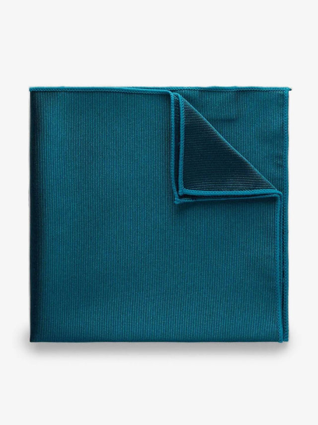 Petrol Pocket Square Plain