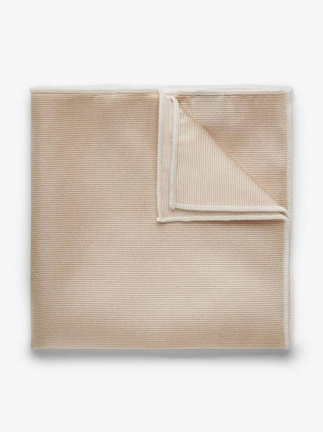Champagne Pocket Square Plain