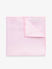 Pink Pocket Square Plain