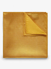 Gold Pocket Square Plain