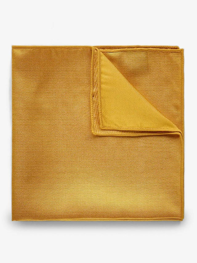 Gold Pocket Square Plain