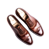 Diamond Cap Toe Oxford In Russian Calf