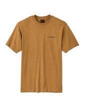 Frontier Logo T-shirt - Golden Tan / Scenic Mark