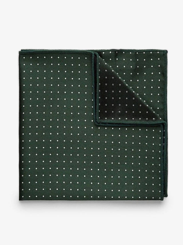 Green Dot Pocket Square