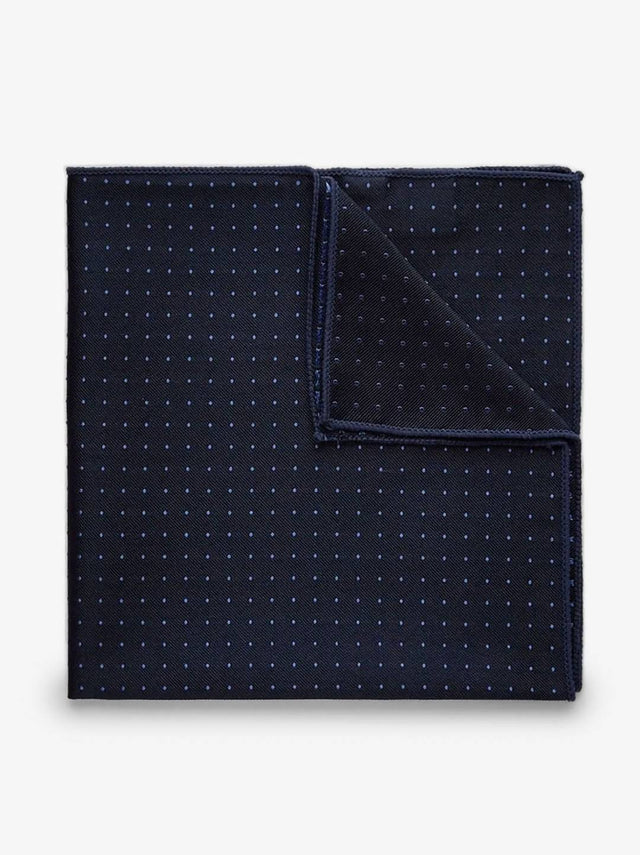Blue & Light Blue Dot Pocket Square